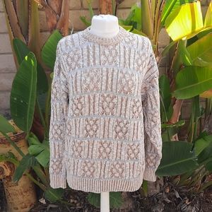 Christian Dior vintage medium tan knit sweater